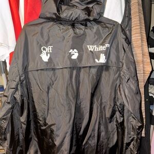 Off-White Black Hooded Jacket